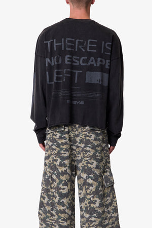 Preys L/S Tee - Washed Black