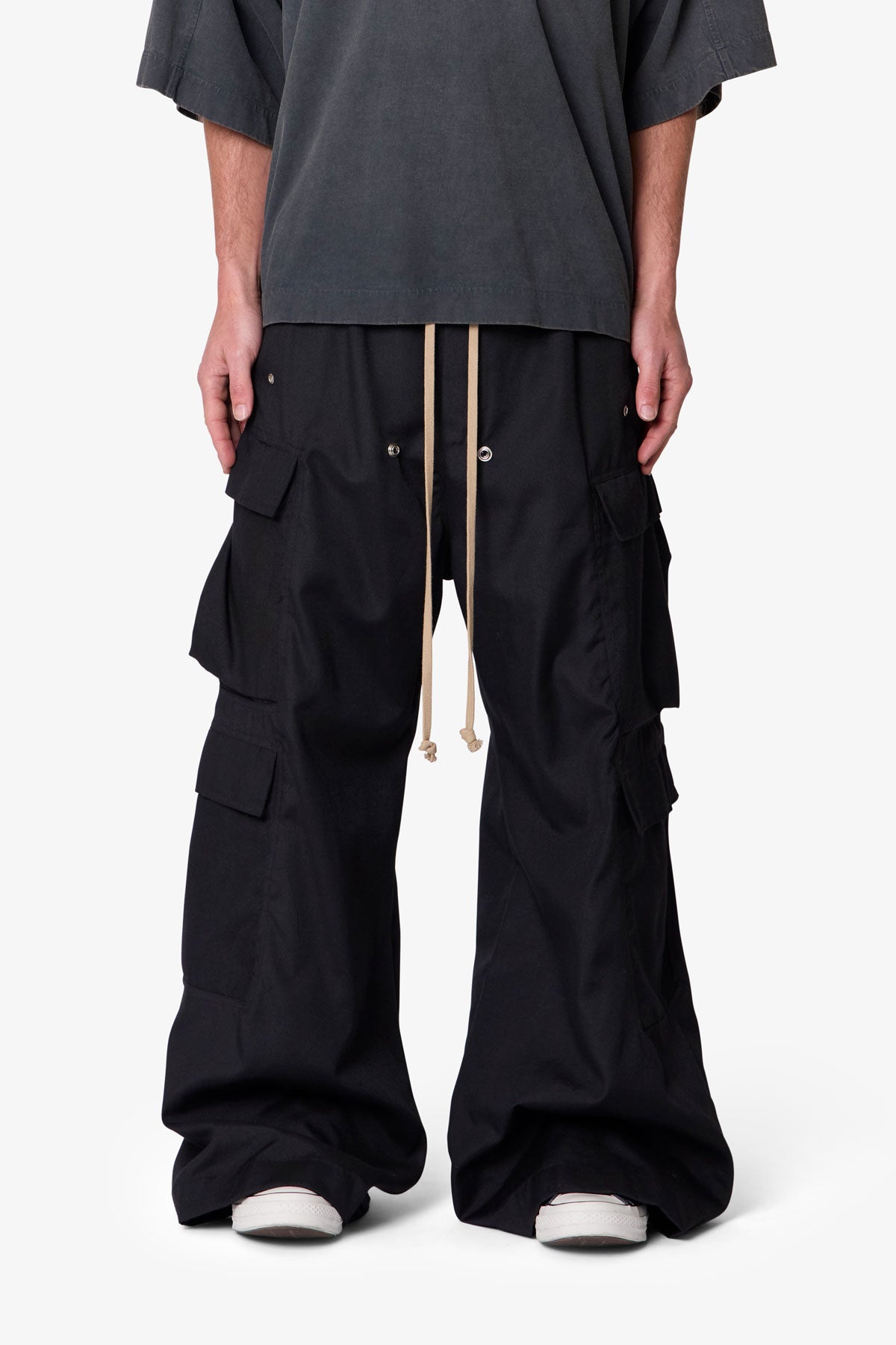 Rave Double Cargo Pants - Black