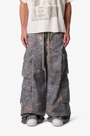 Rave Double Cargo Pants - Maple Camo
