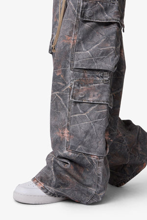 Rave Double Cargo Pants - Maple Camo