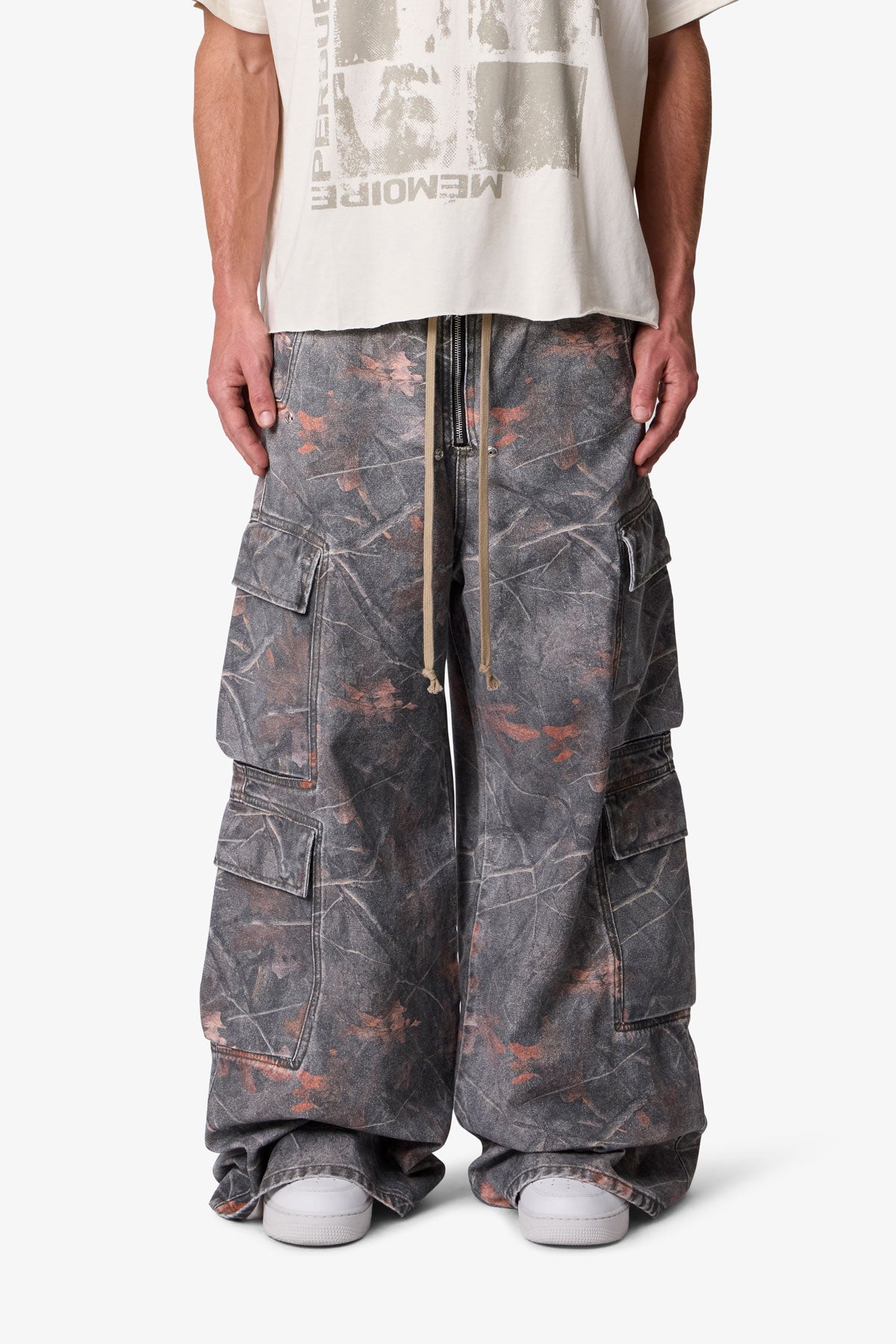 Rave Double Cargo Pants - Maple Camo
