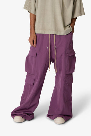 Rave Double Cargo Pants - Mauve