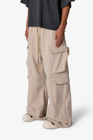 Rave Double Cargo Pants - Tan