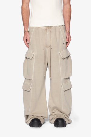 Rave Double Cargo Sweatpants - Washed Earth