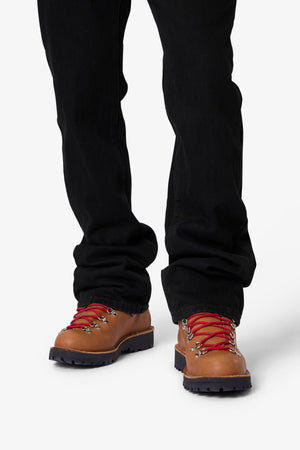 Raw Bootcut Denim - Rinsed Black