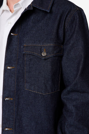Raw Denim Jacket - Raw Blue