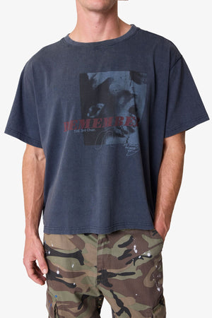 Remember Tee - Washed Black