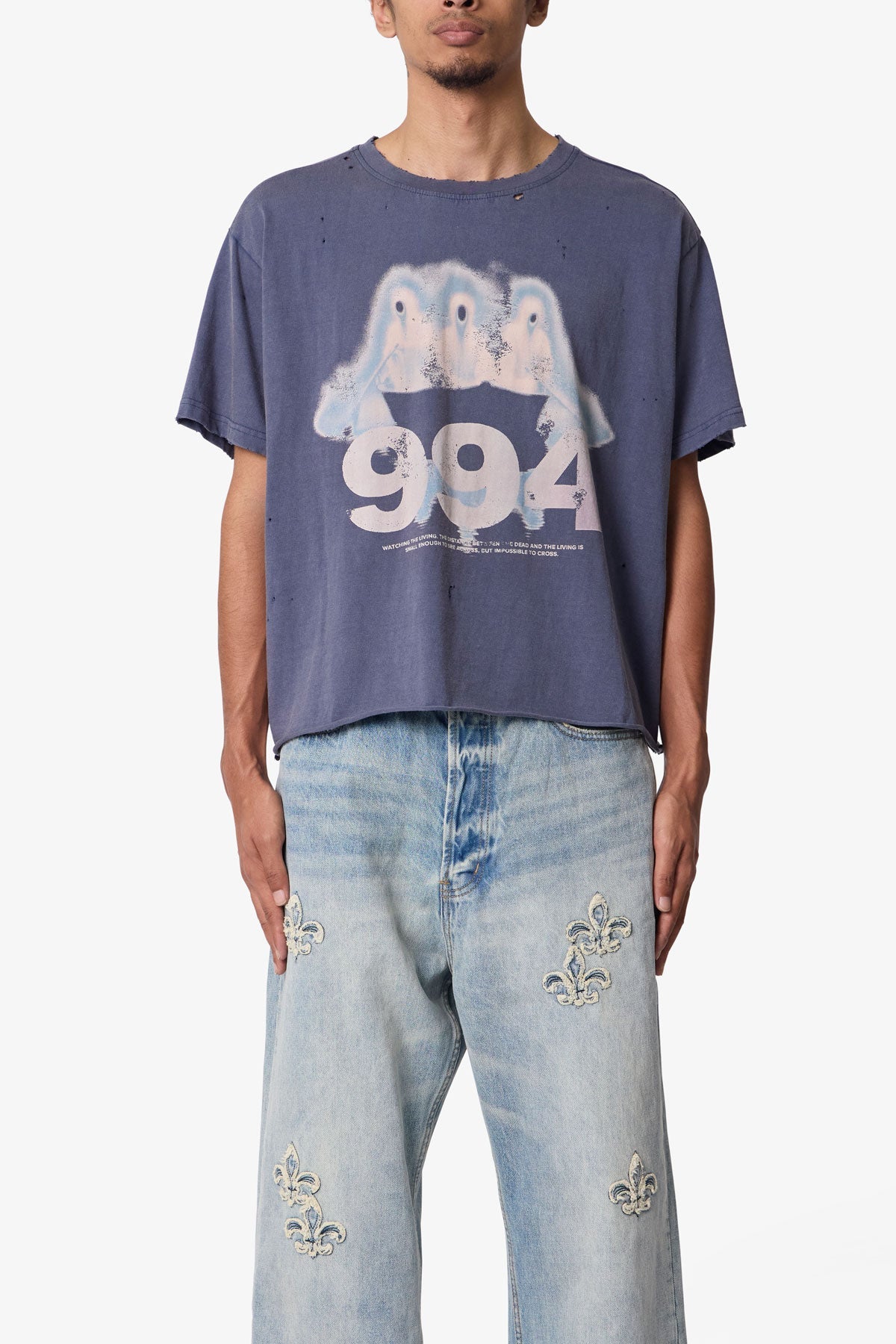 Row Tee - Washed Black