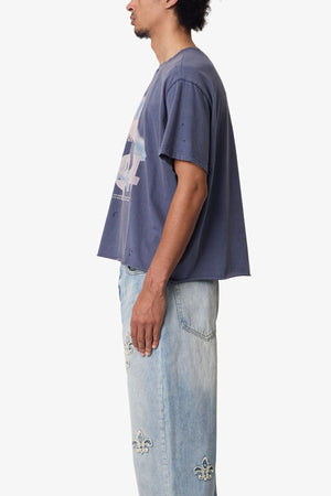 Row Tee - Washed Black