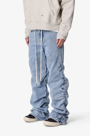 Ruched Denim - Light Blue