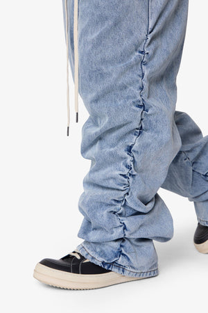 Ruched Denim - Light Blue