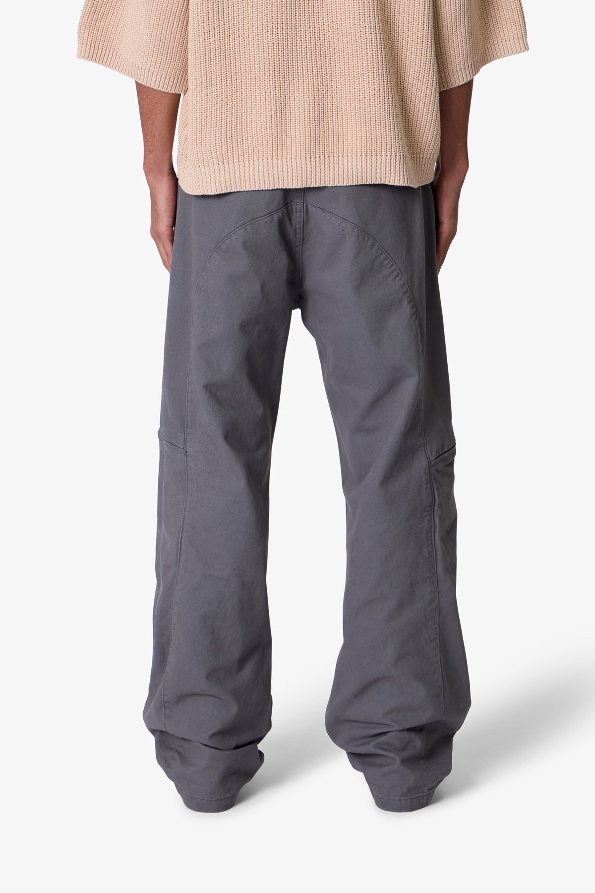 Secret Zipper Cargo Pants - Grey