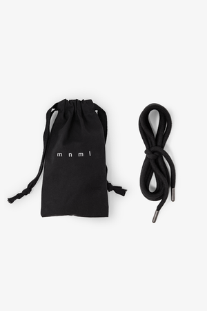 Shoe Lace Belt - Black