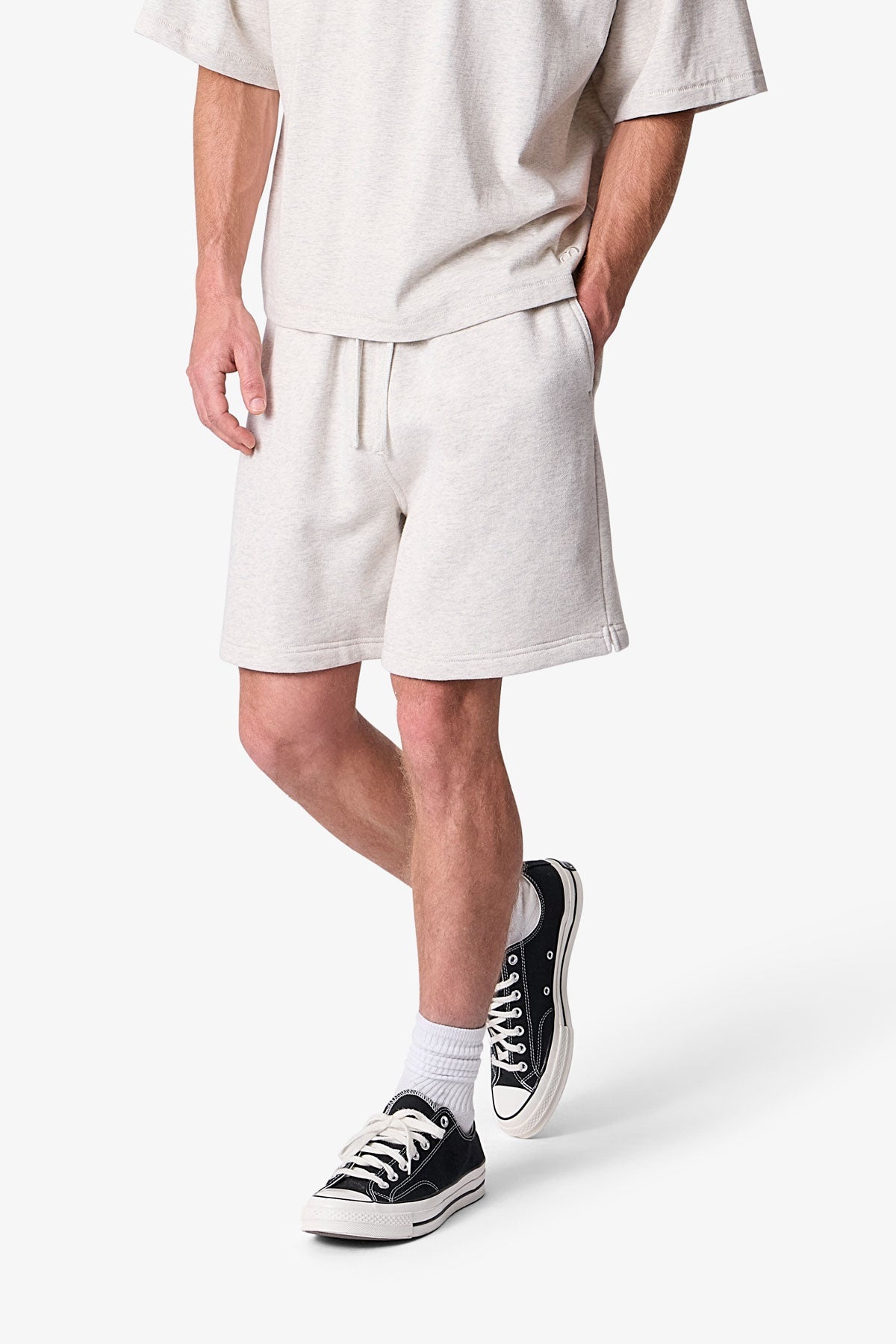Short Sweatshorts - Oatmeal