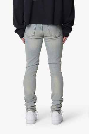 Shredded Skinny Denim - Blue