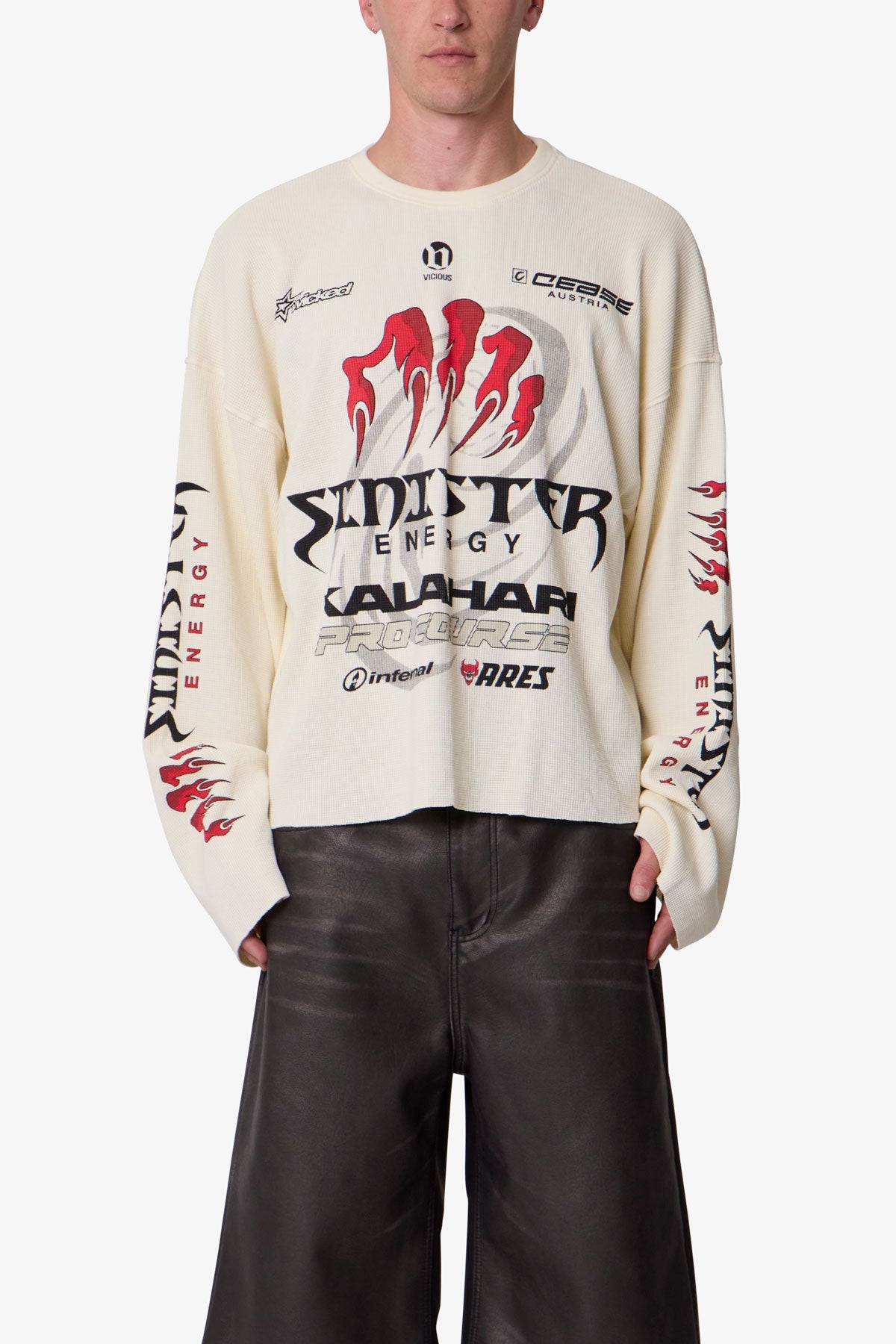 Sinister Thermal L/S Tee - Off White