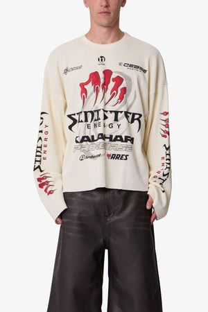 Sinister Thermal L/S Tee - Off White