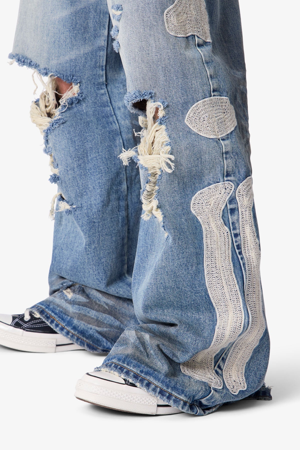 Skeleton Rave Denim - Blue