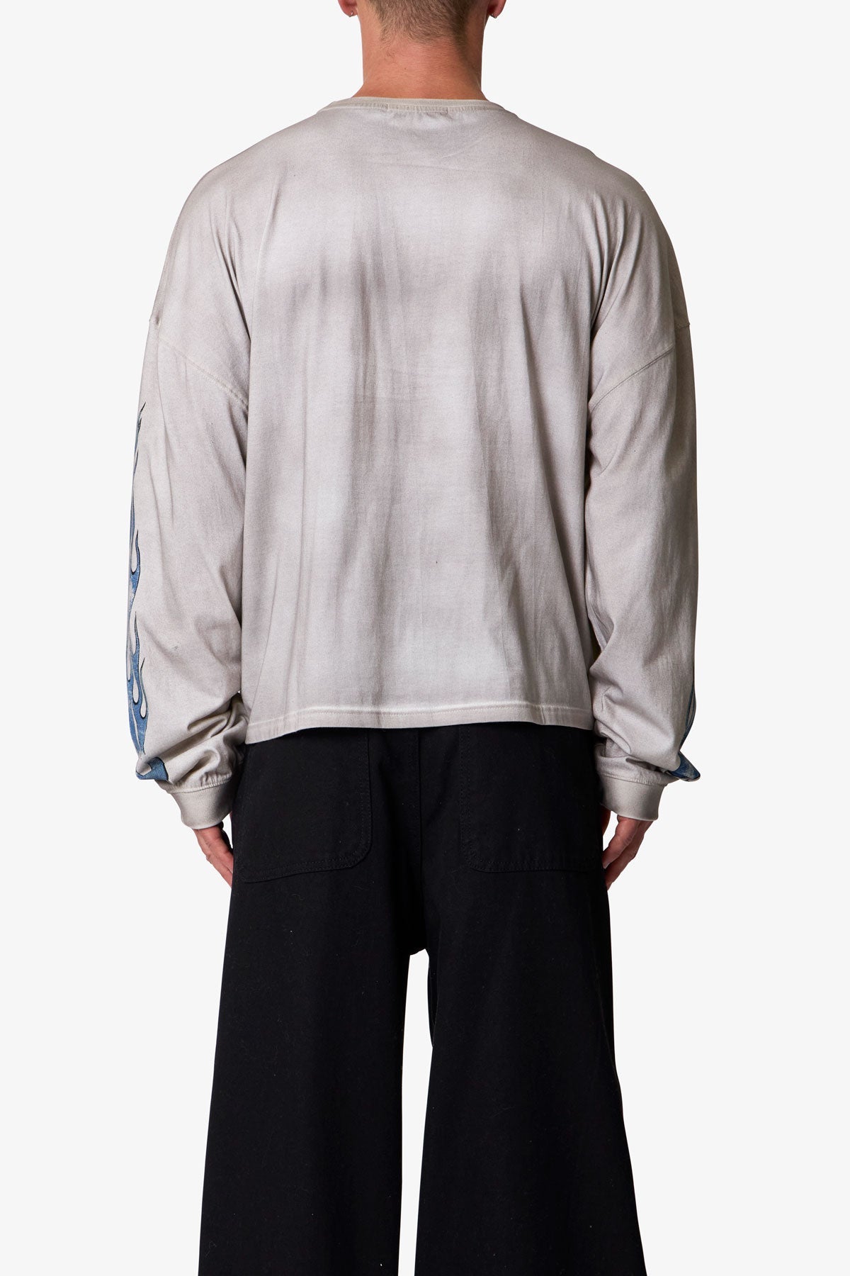 Skull Wing L/S Tee - White