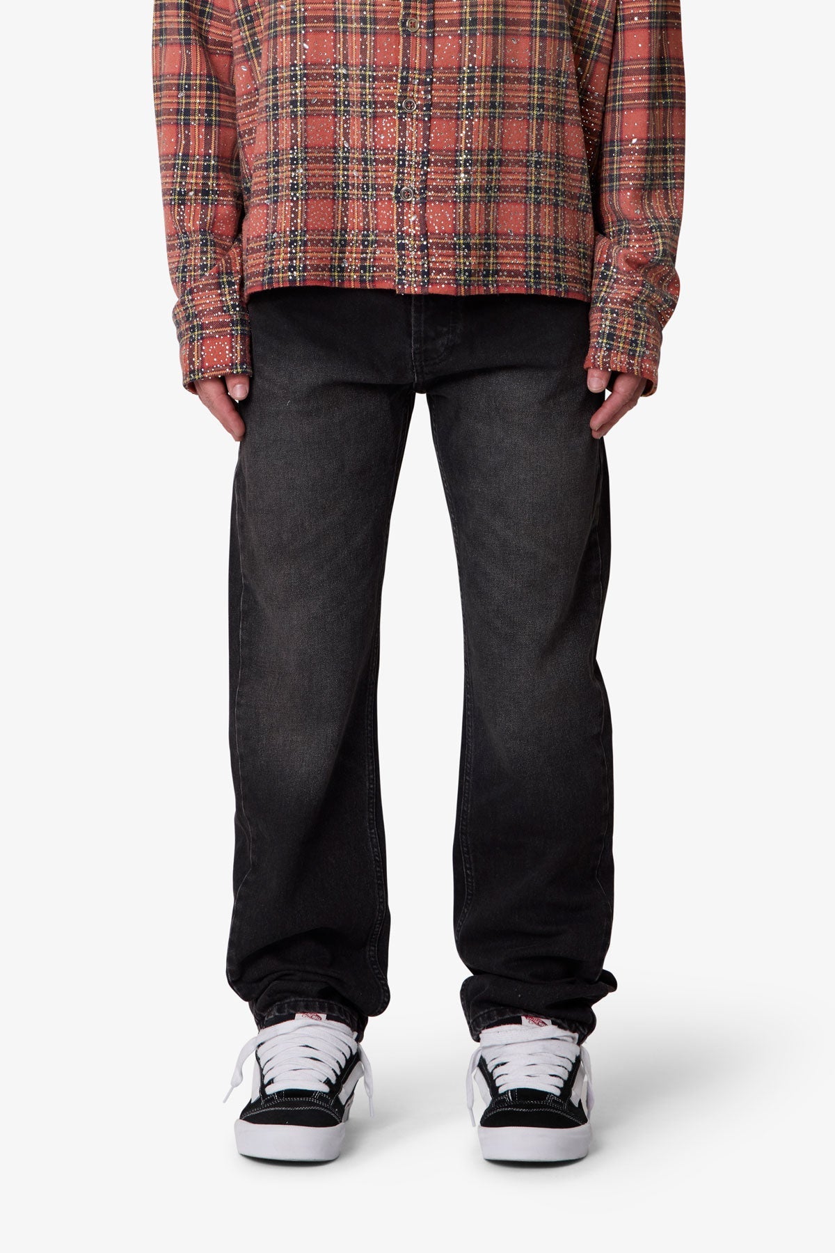Straight Denim - Western Black