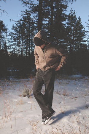 The Perfect Zip Up Hoodie - Grace Gray