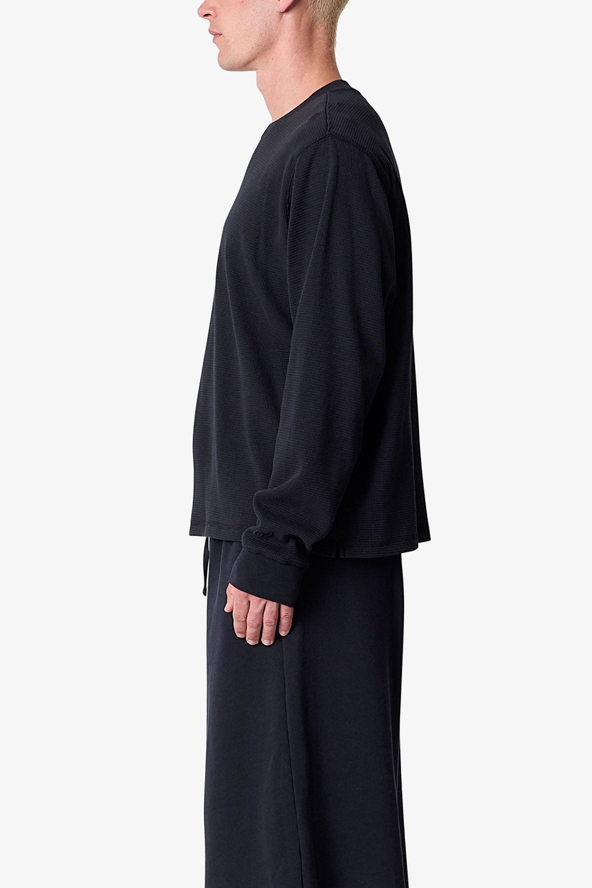 Thermal Long Sleeve Tee - Black