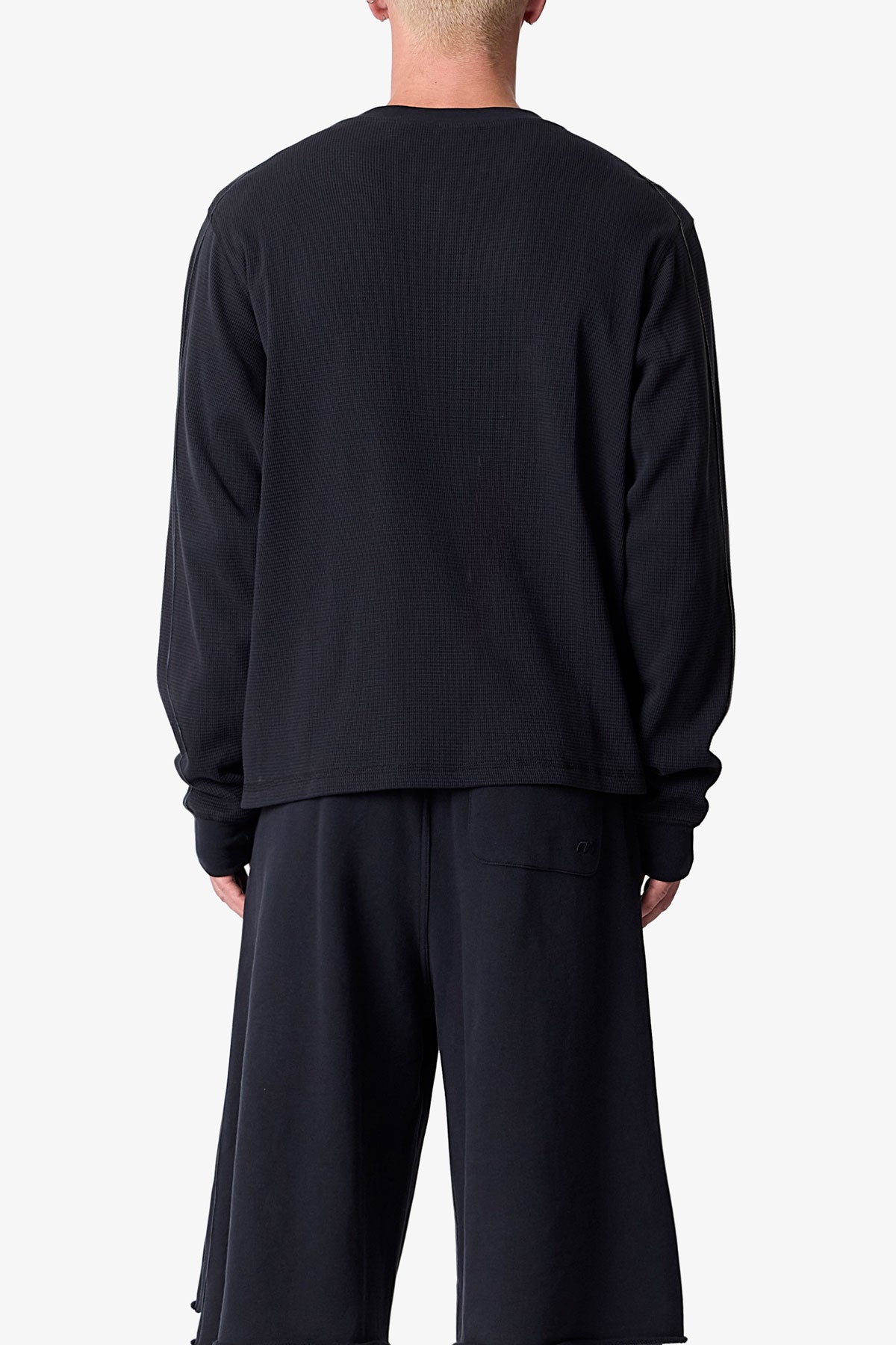 Thermal Long Sleeve Tee - Black
