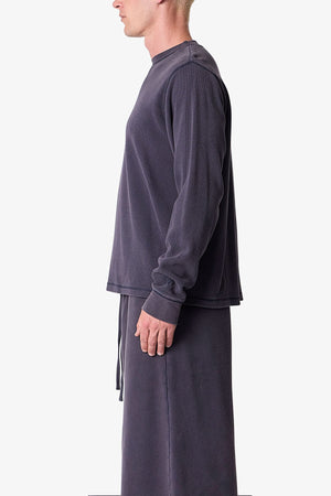 Thermal Long Sleeve Tee - Slate