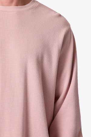 Thermal Long Sleeve Tee - Washed Pink