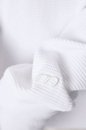 Thermal Long Sleeve Tee - White