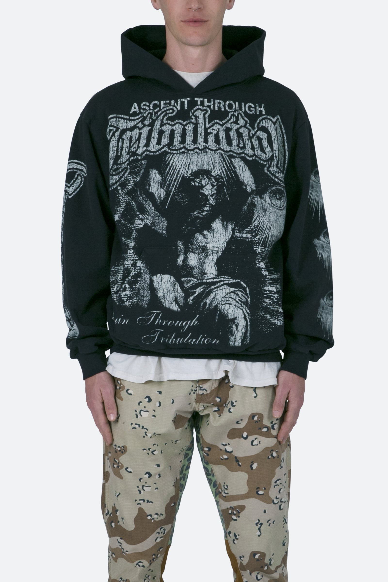 Tribulation Hoodie - Off Black