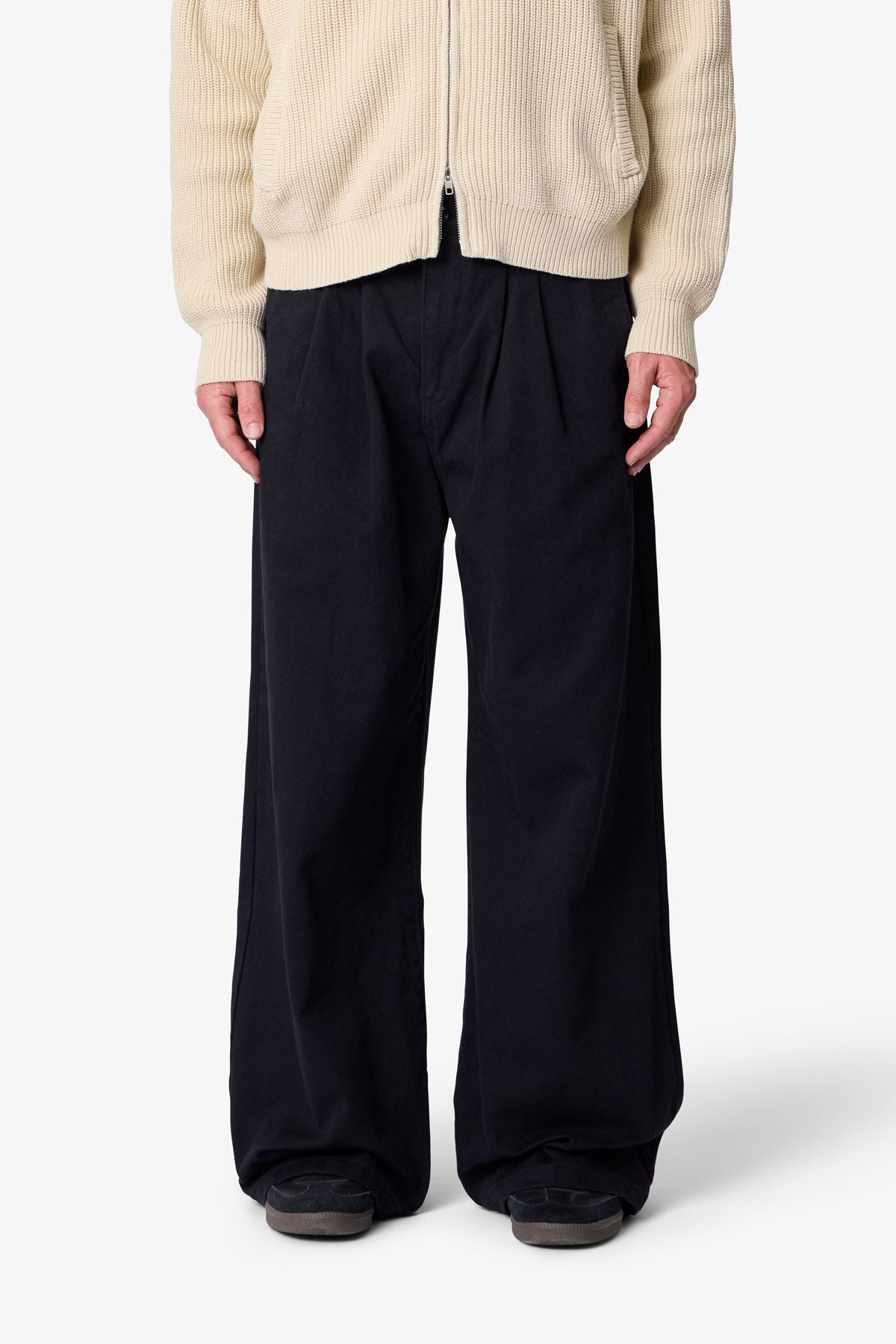 Twill Barrel Trouser - Black