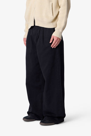 Twill Barrel Trouser - Black
