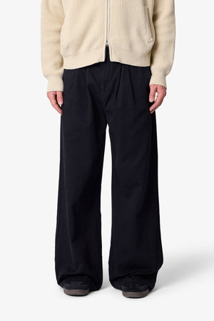 Twill Barrel Trouser - Black