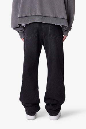 Ultra Baggy Denim - Stone Wash Black