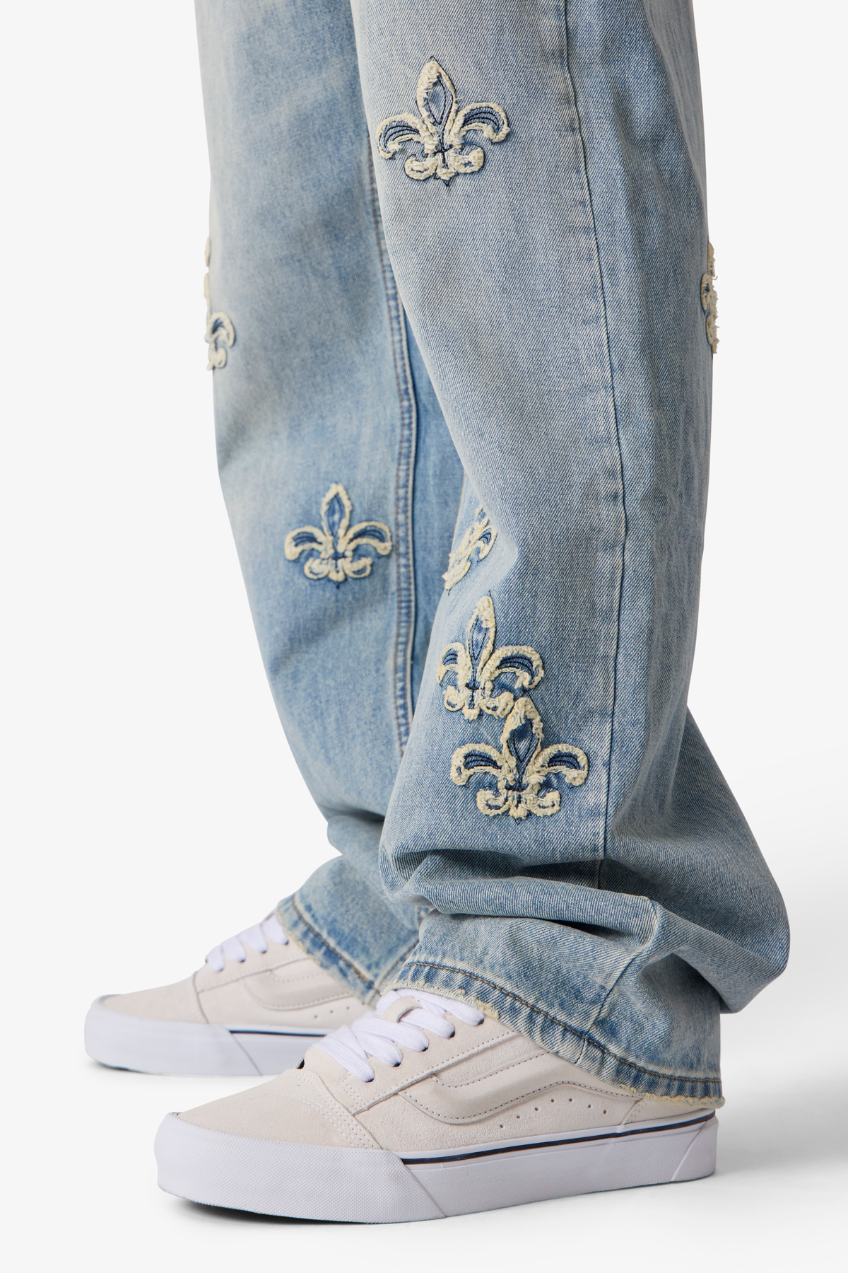 Ultra Baggy Fleur Denim - Blue