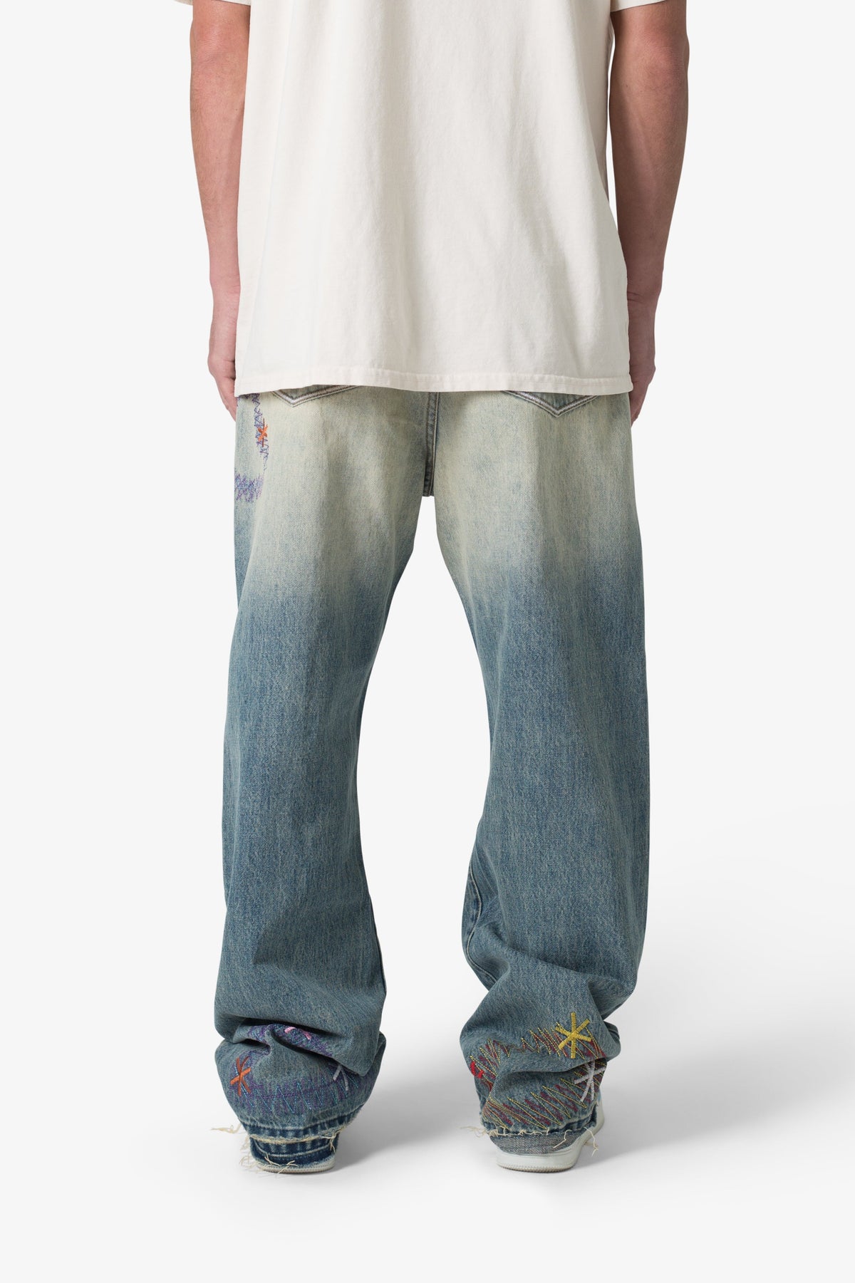 Ultra Baggy Multi Asterisk Denim - Blue/Multi