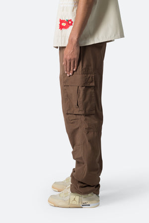Ultra Baggy Vintage Cargo Pants - Brown