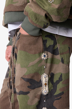 Ultra Wide Mojave Twill Pants - Camo