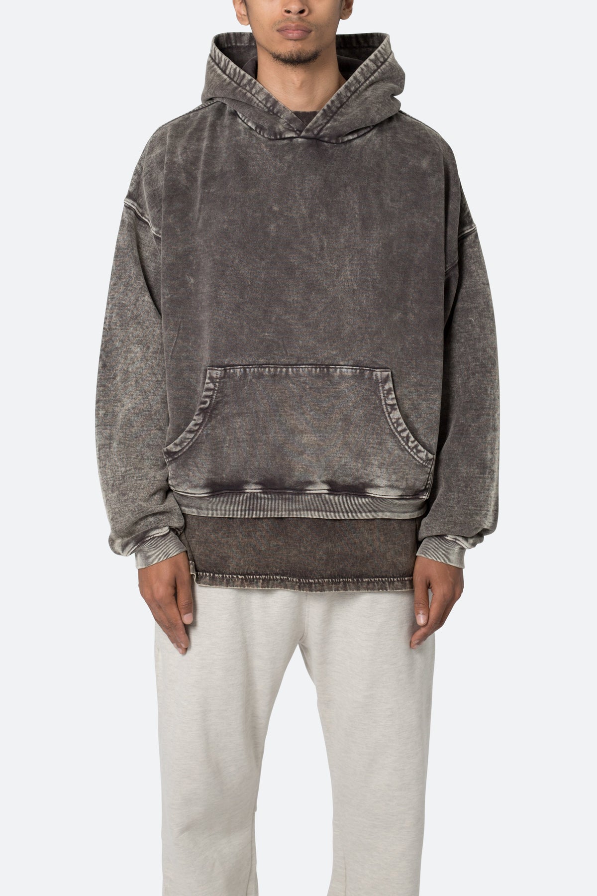 Washed Acid Hoodie - Black