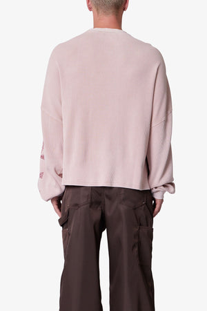 Washed LA Thermal Shirt - Faded Rose