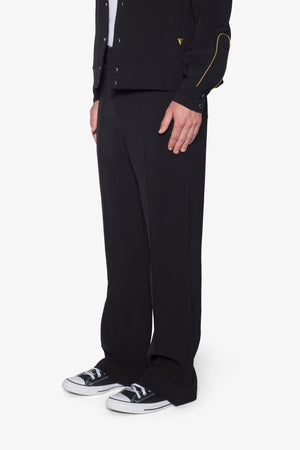 Western Stitch Trouser Pants - Black/Gold