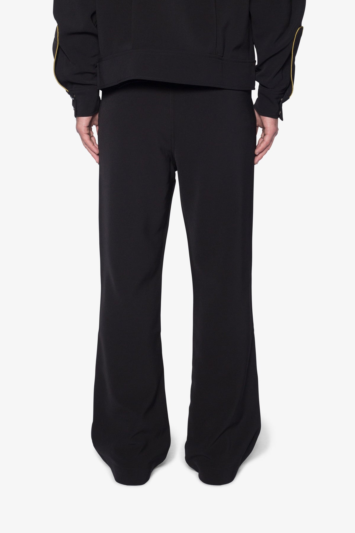 Western Stitch Trouser Pants - Black/Gold
