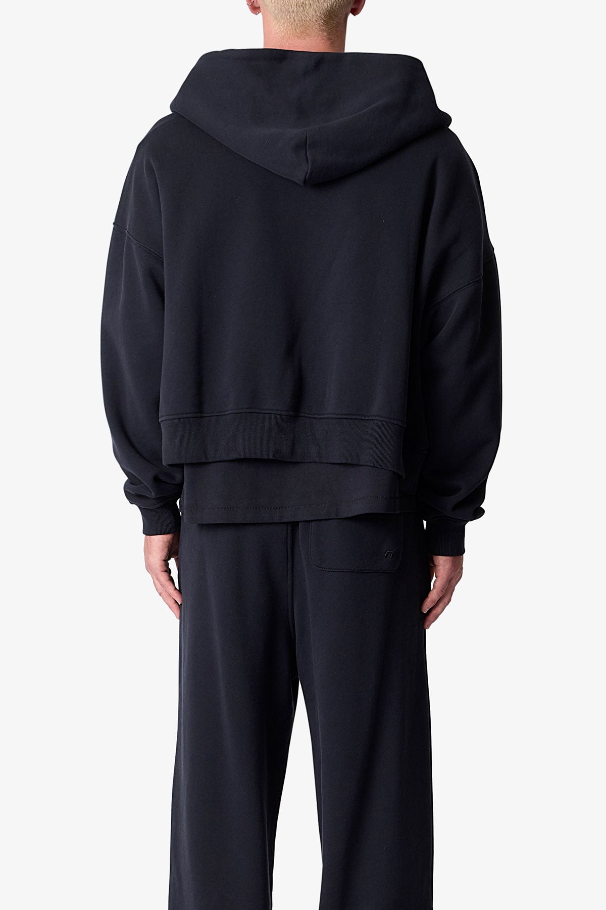 Zip Hoodie - Black