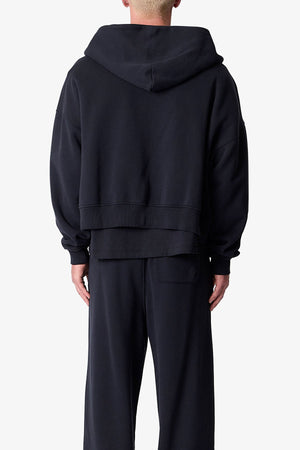 Zip Hoodie - Black