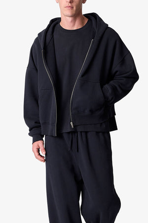 Zip Hoodie - Black