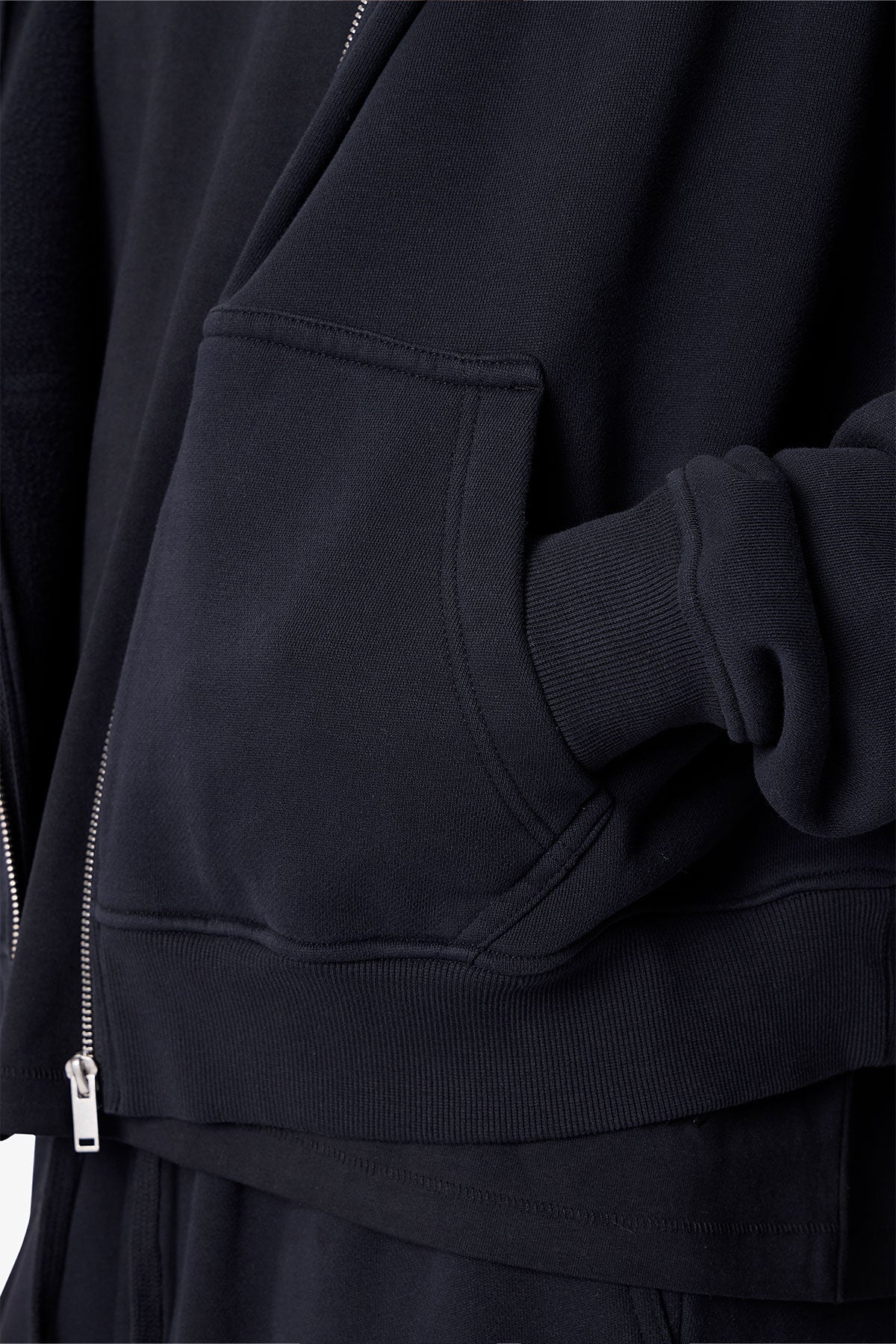 Zip Hoodie - Black