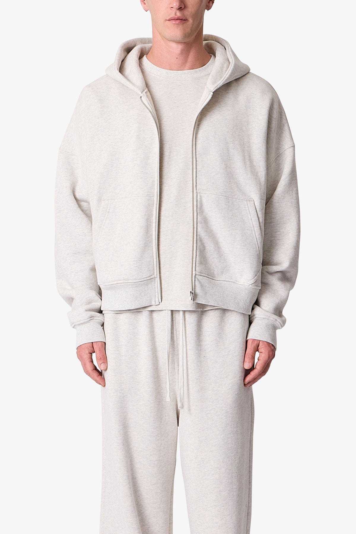 Zip Hoodie - Oatmeal