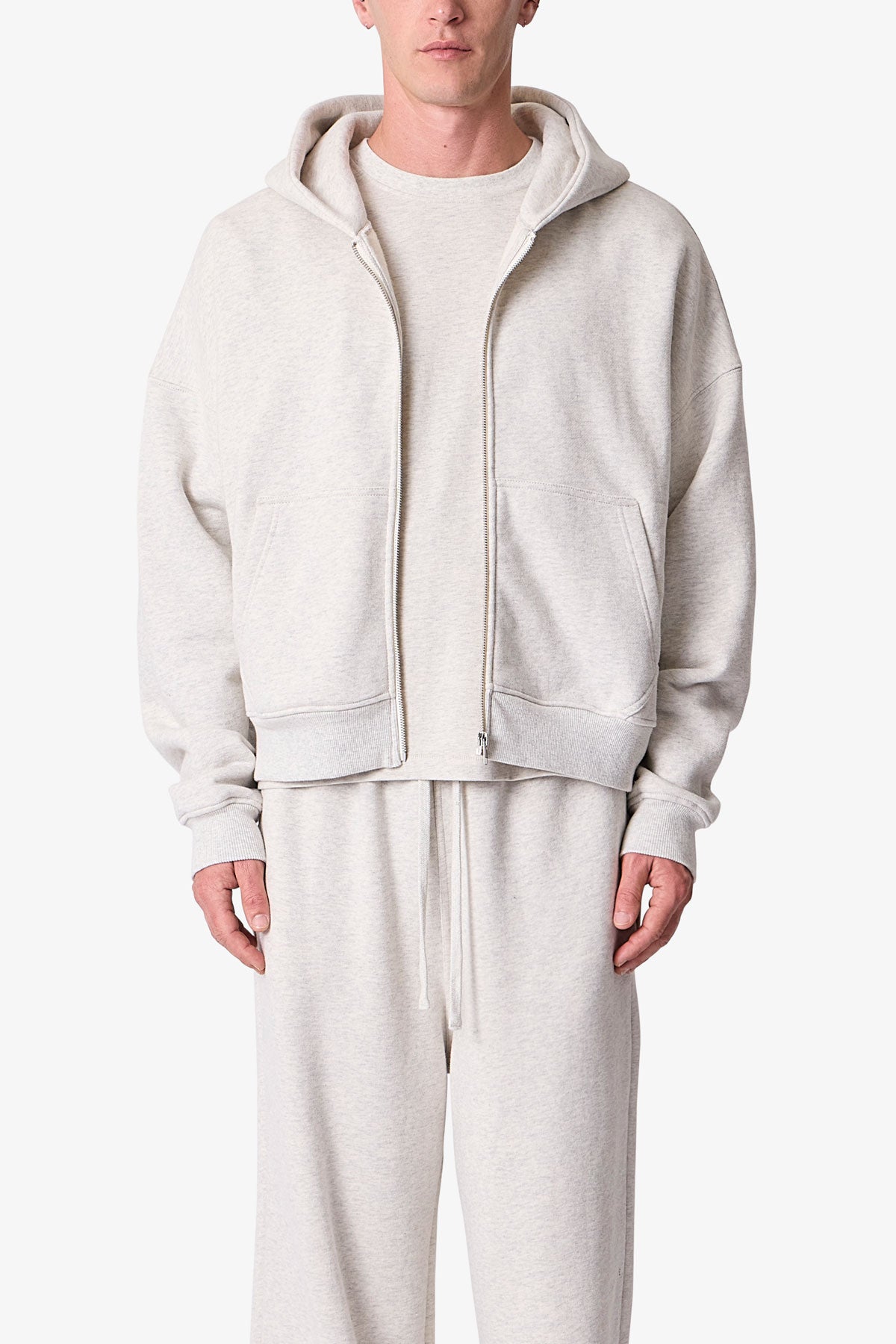 Zip Hoodie - Oatmeal