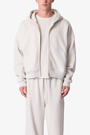 Zip Hoodie - Oatmeal